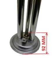 Фланец-колба (нерж.) d92мм под сух.тэн +2 тэна 2000W (арт.20947)