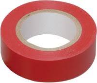 Изолента 0,1519мм15м красная Ударник