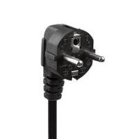 Провод с вилкой чёрный (10 мет.)