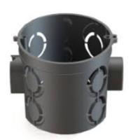 Коробка установочная 6862 TDM черн. (1105)