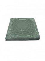 Люк 3333 квадрат с руч.зелёный ЭддинГолд