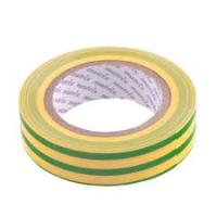 Изолента ПВХ 16мм10м жёлто-зелёная