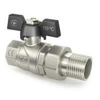 Кран с американкой d1 RAFTEC BLACK PN40 чб