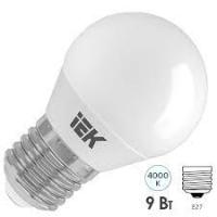 Лампа св.диод 7W Е27 G45 шар 4000К IEK (3216)