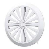 Вен.решетка универс.регулир.d180 с фланцем (02-130)