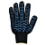 Перчатки (пара) ХБ 6-х нит. черн.