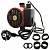 Насос циркуляц. LRS 50-550F Hmax-12m Qmax-8.4м3ч,W=550Вт резьба 2+гайки (2)