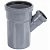 Тройник 1105045 ЕвропластFlexEvciPlast