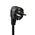 Провод с вилкой чёрный (10 мет.)