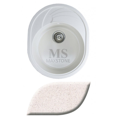 Мойка врезная МS-8 камен. лён глянц MAXSTONE